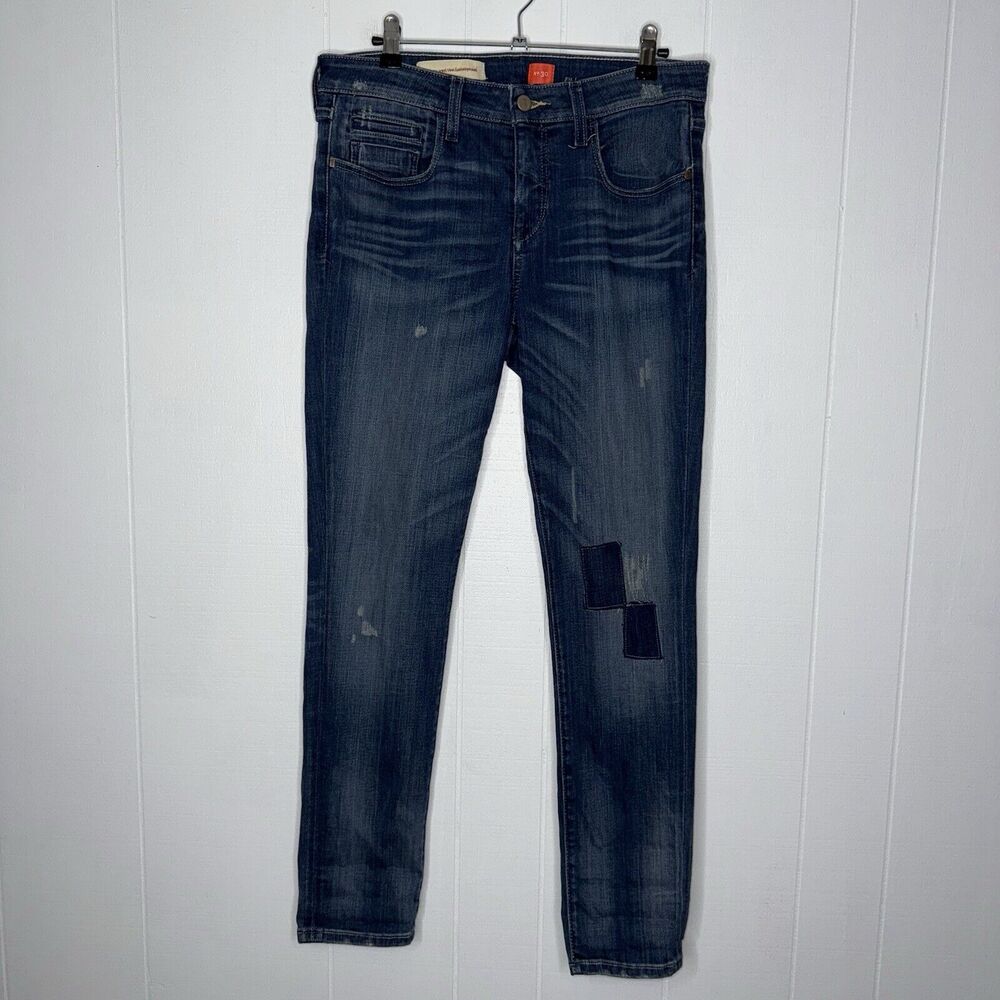 Pilcro Anthropologie Women’s Stet Skinny Jeans Patchwork Size 30